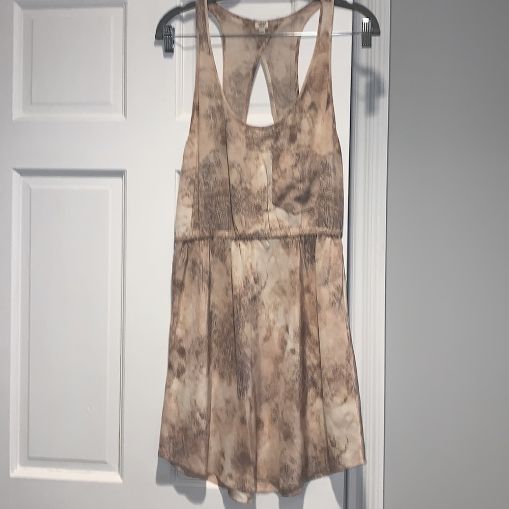 Aritzia Wilfred Silk Snakeskin Print Dress Size Small - Picture 3 of 12